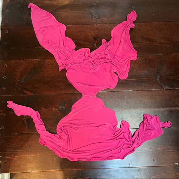 One piece sz M multiway convertible infinity wrap bathing suit, bodysuit - Picture 5 of 7